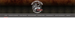 Desktop Screenshot of cavescanopies.com